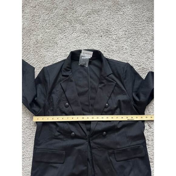 Lane Bryant Women’s Classic Black Silhouette Double Breasted Blazer‎ NWT Sz 18 - Picture 7 of 8